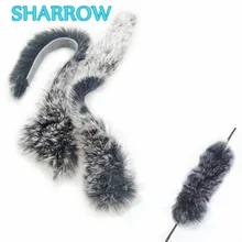 

2pcs Archery Bowstring Stabilizer Silencer Absorber Shock Rabbit Hair Dampener for Recurve Bow Hunting Shooting Accessories