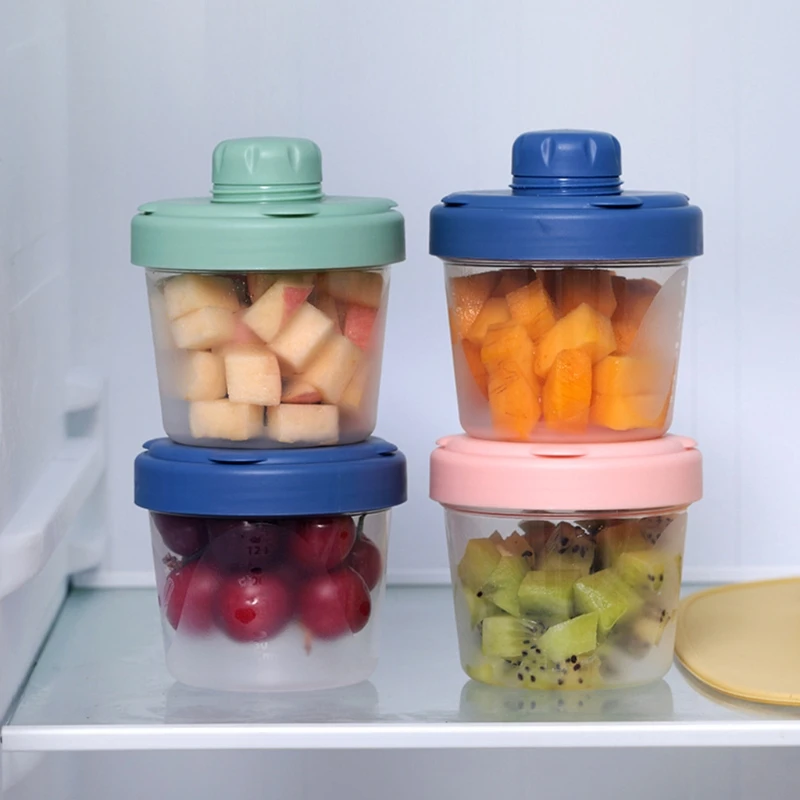 60ml/120ml Milk Powder Storage Box 3 Layers Baby Formula Dispenser Infant Essential Cereal Snacks Container for Toddle Travel