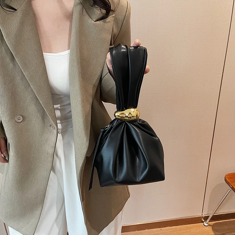 MOODS Elegant Evening Bags For Women 2024 Luxury Designer Purses And Handbags Soft PU Leather Wedding Dinner Party Clutch Purse - 5