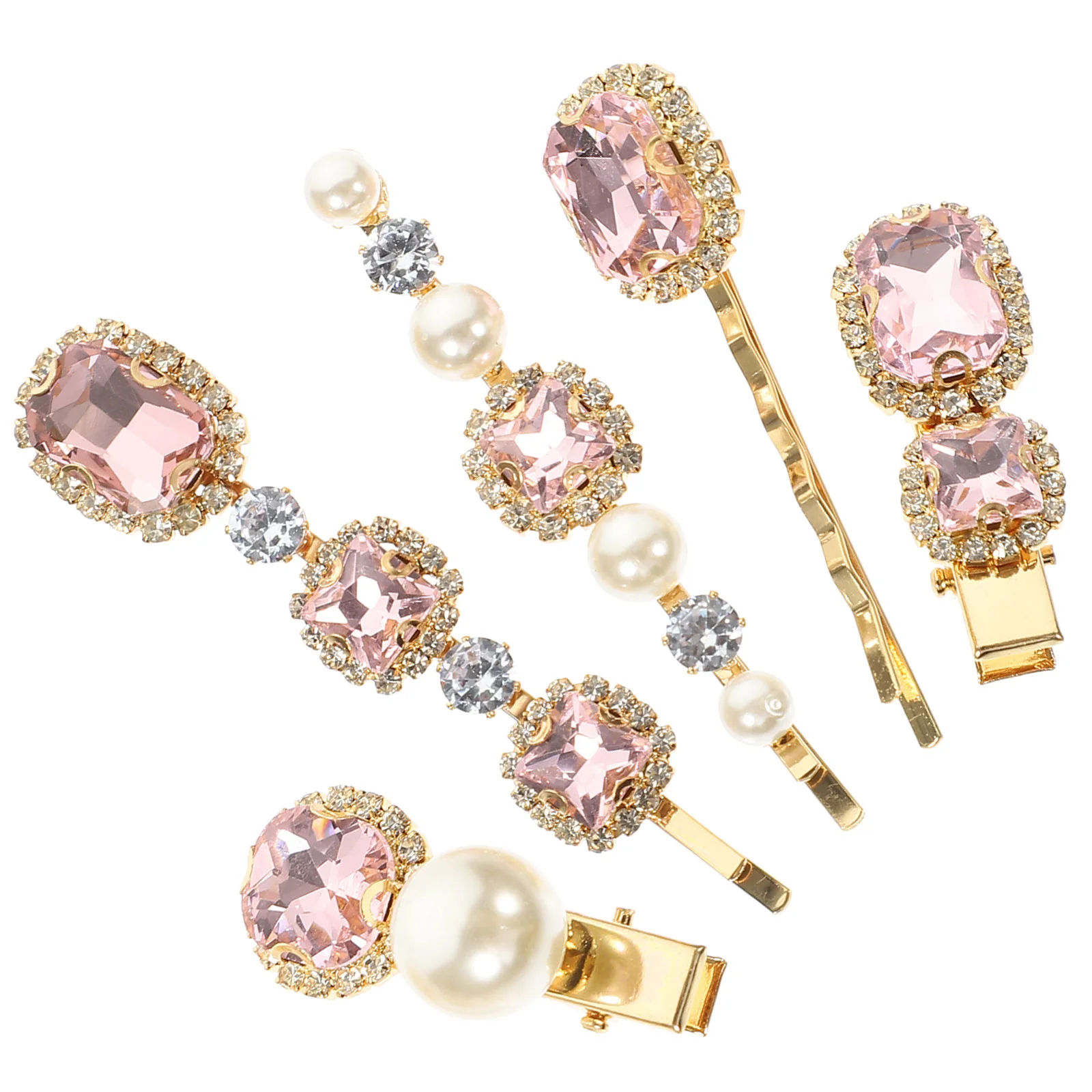 

5 pcs Rhinestone Bobby Pin Metal Hair Clips Decorative Hair Clips Women Hair Clips