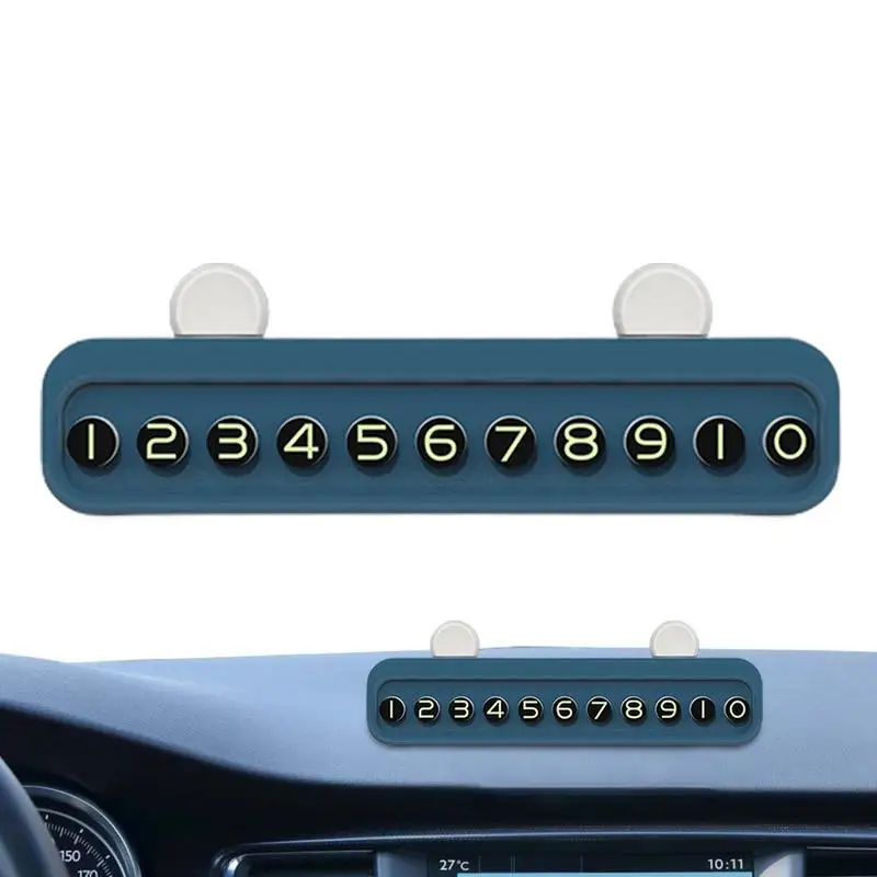 

Car Styling Temporary Parking Card Phone Number Card Plate Telephone Number Car Park Stop In Car-styling Automobile Accessories