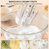 Electric Professional Handheld Blender Mixer Egg Beater Automatic Cream Blender Dough Cake Baking Pastry 5