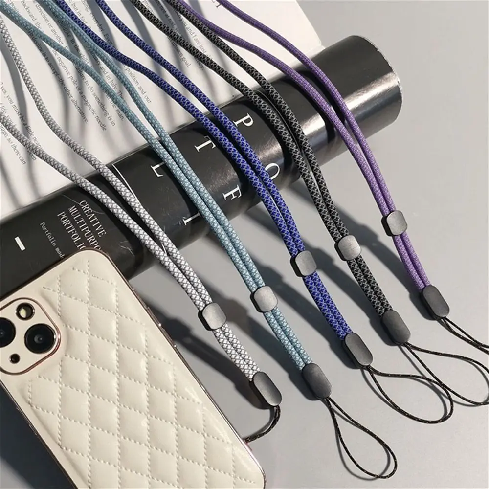 Adjustable Nylon Cell Phone Lanyard with Key Strap