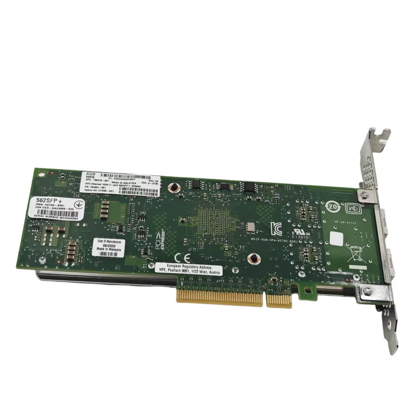 HPE 562SFP+ 10Gb 이더넷 어댑터 | 790316-001 784304-001 X710-DA2 인텔 NIC HP 서버용