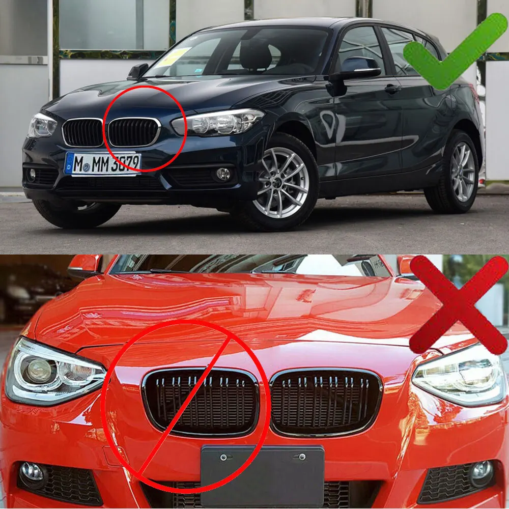 Carbon Fiber Kidney Replacement Front Grill For BMW F20 F21 LCI 2015 2016  2017 16i 118i 120i 125i ABS Gloss Black Grills - AliExpress