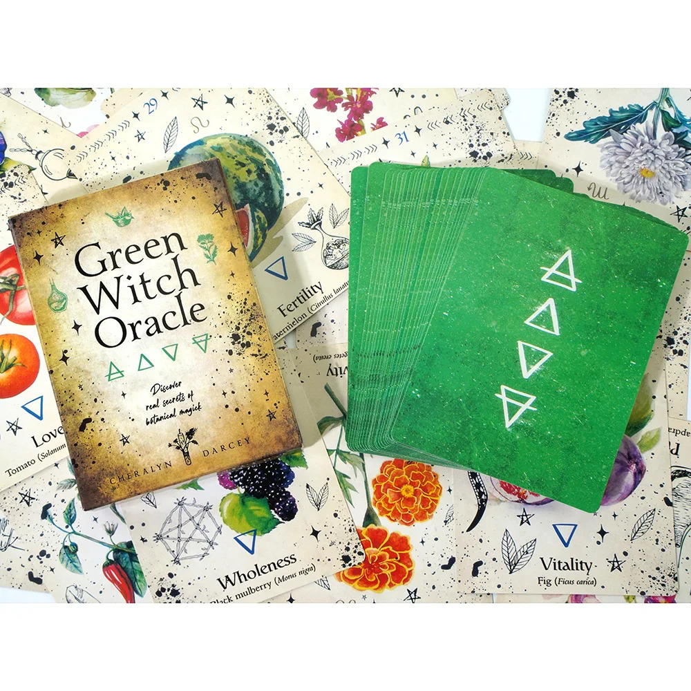 Green Witch Oracle Cards Tarot Cards Deck 2
