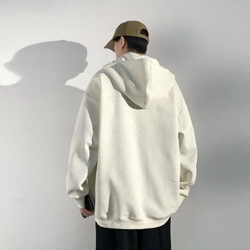 M-XXXXXL Men's Heavyweight Zip Up Hoodie Jacket Cotton Full Zipper Hooded Sweatshirt Warm Casual Stretwear Clothing 5XL 4XL 3XL
