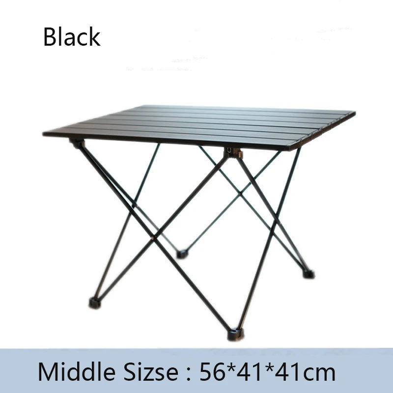 40x35x29cm Table Pliante Camping, Table Camping Aluminium Alliage  d'aluminium Ultra-légère Portable avec Sac de