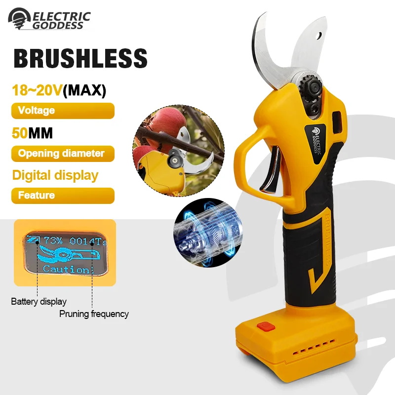 ماكينة تشذيب كهربائية لاسلكية، بقدرة 50 ملليمتر، م...