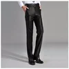 2024 Men's Spring Autumn New Business Casual Pants Male Straight Slim Fit Trousers Men Bussiness for Office Stretch Pants A249 2
