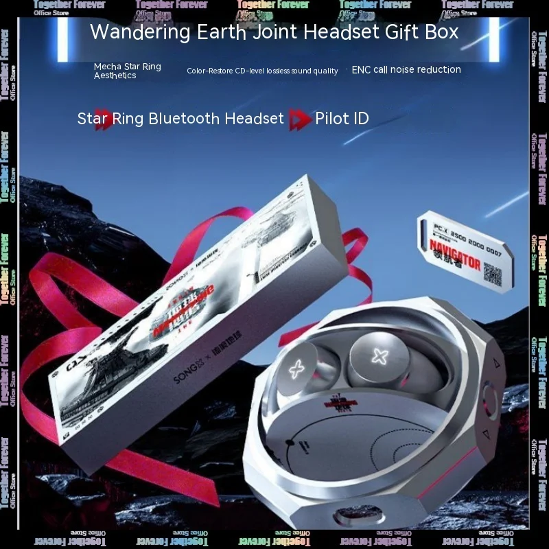 

SONGX Wandering Earth Headphone Noise Reduction Earphones Wireless Bluetooth V5.3 HiFi In-Ears Fast Charging Earphone For Gamer