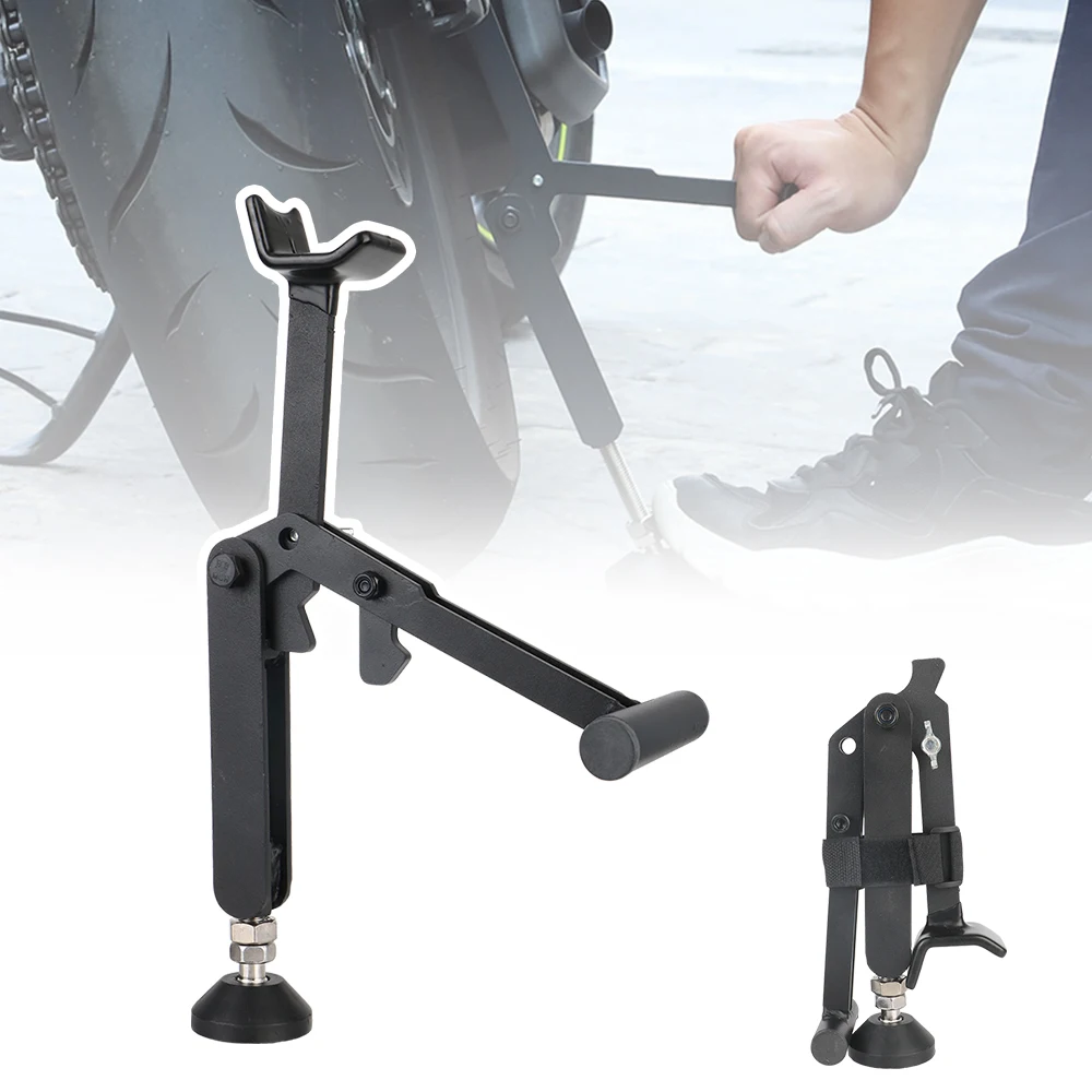 Holdes Support latéral de moto réglable, accessoires de béquille modifiés pour moto - Béquille latérale pliante modifiée,Support latéral de pied de béquille de moto pour atelier de réparation Holdes Support latéral de moto réglable, accessoires de béquille modifiés pour moto - Béquille latérale pliante modifiée,Support latéral de pied de béquille de moto pour atelier de réparation