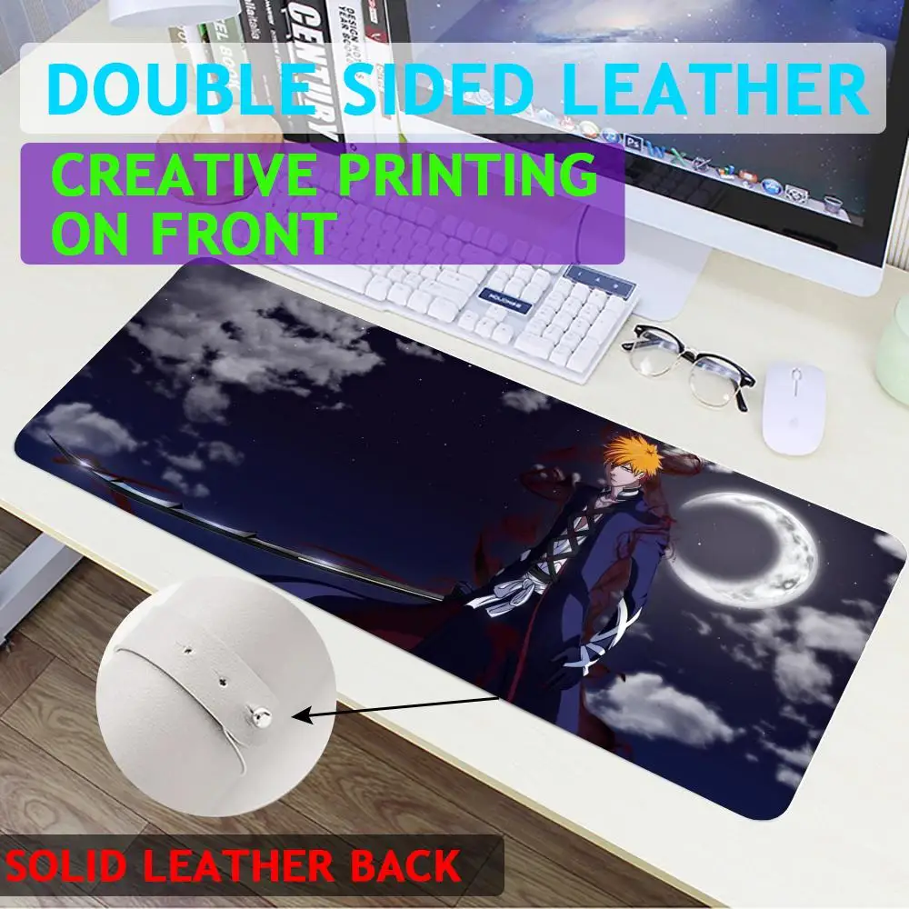 

B-BLEACH-L Mousepad Large Computer Mouse Pad Gaming Mouse Pad Waterproof PU Leather Mouse Pad