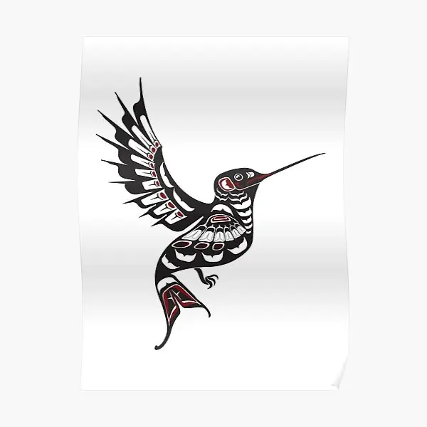 

Северо-Западный Колибри Тихоокеанский обычный плакат Ame винтажная живопись роспись современный Декор Украшение Искусство смешная картина без рамки