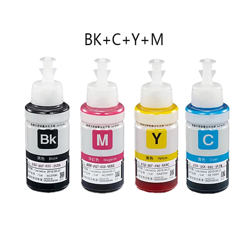 Dye Ink Refill Kit 5PK 70ml Compatible For Epson L200 L210 L222 L100 L110 L120 L132 L550 L555 L300 L355 L362