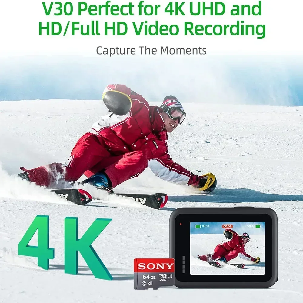 Карта памяти MicroSD SONY, класс 10, 1 ТБ, 512 ГБ, 256 ГБ, 128 ГБ, 64 ГБ, 32 ГБ, Micro SD, TF флеш-карта 32, 64, 128 ГБ, MicroSD для камеры телефона (art.: 3920c74522dfa) - 3920c74522dfa
