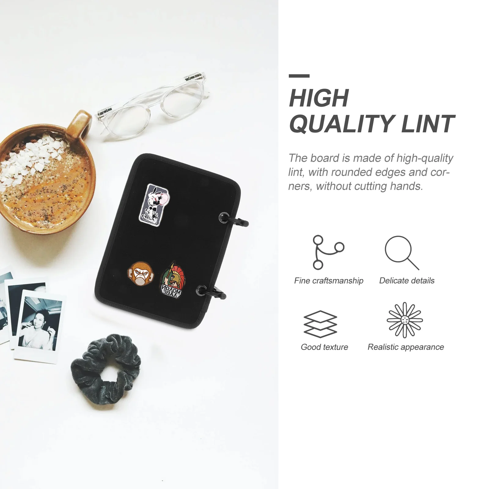 

Наклейка на руку, портативная доска для хранения, горизонтальный патч-держатель, фланелевый коллектор