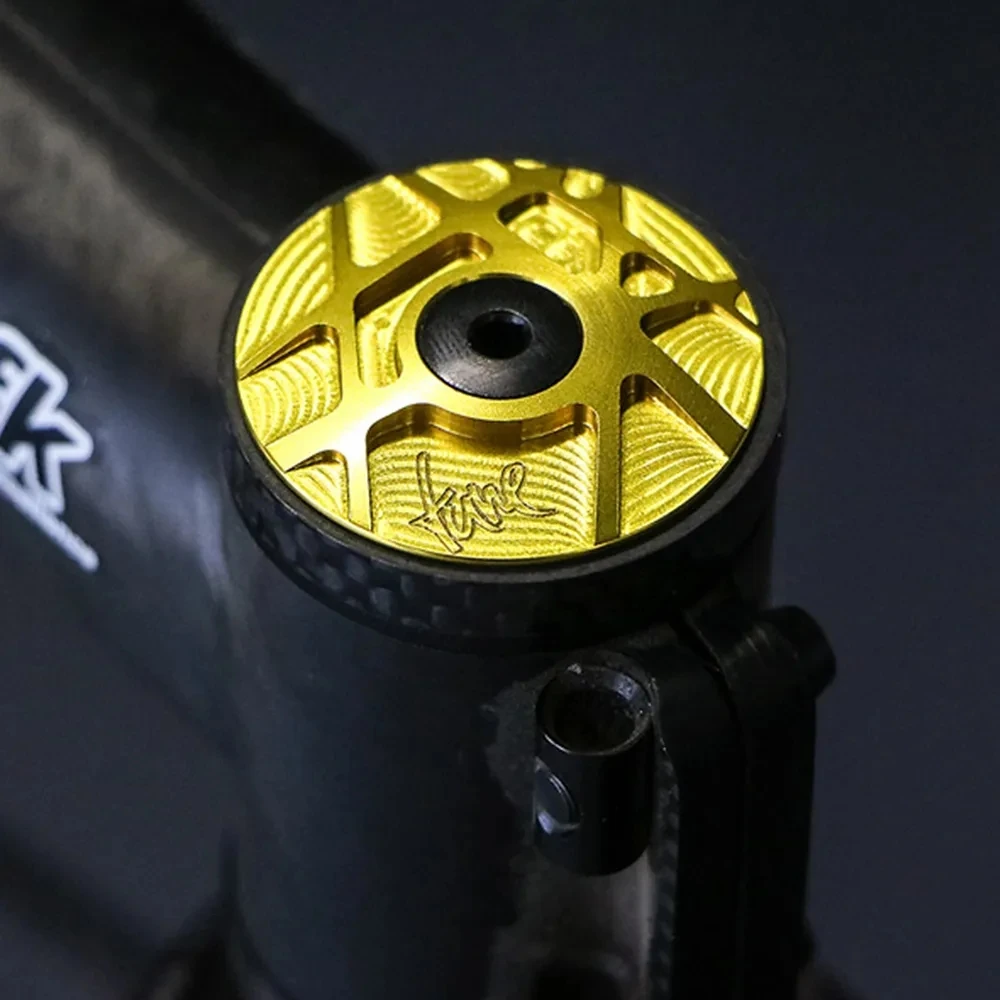 Bike Stem Cap 7075 Aluminum with Screws for MTB Road Mountain Bicycle bike stem cap,bicycle head cap