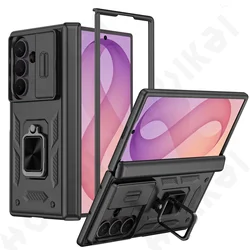 Ultimate Full Armor Sliding Camera Cover with 360° Support Ring & TPU Protection - Samsung ZFold8 Ultra (Black)