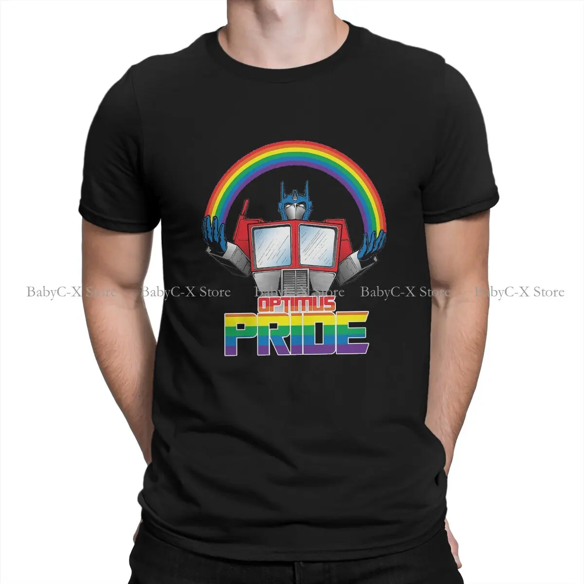 Trans Formers Car Robot Polyester TShirts Pride Classic Personalize Men's T Shirt Hipster Tops Size S-6XL