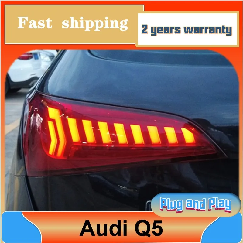 

Car Styling for Audi Q5 Taillight 2010-2018 Q5 Tail Light Rear DRL Turn Signal Brake Fog Reversing