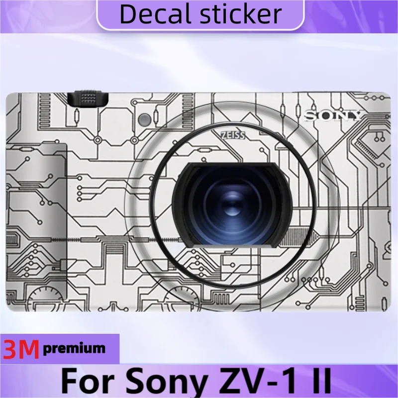 Per Sony Zv-1 Ii Camera Decal Skin Anti-Scratch Vinyl Wrap Film Camera Body Sticker Protettivo Coat Zv1 Ii Zv-1M2 Zv1M2 Zv1 M2