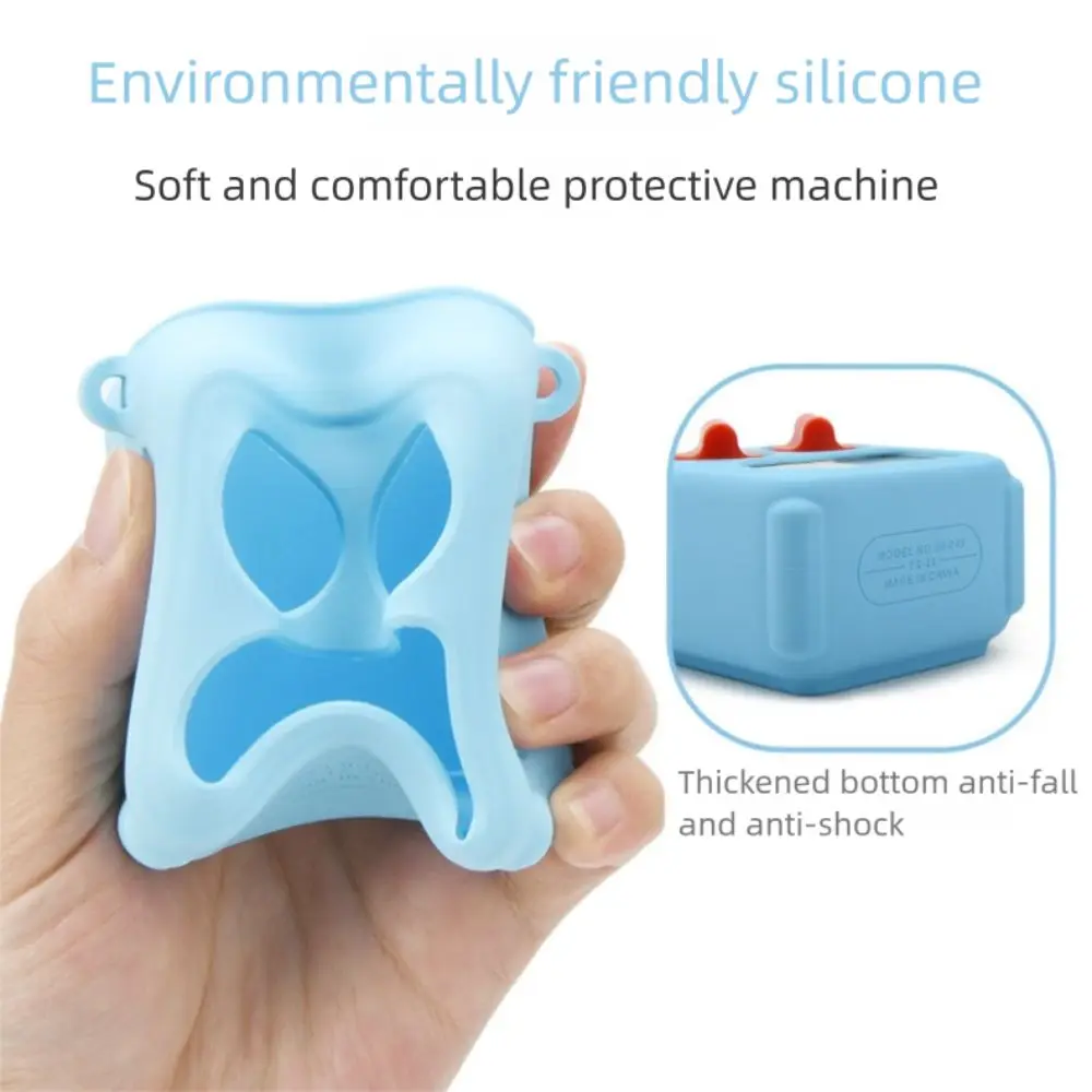 Durable Silicone Anti-Drop Protective Case with Shoulder Strap & Waterproof Organizer Bag