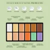 IMAGIC 12-Color Concealer Foundation Cream Covers Acne Marks Dark Circles Full Coverage Suit for All Skin Primer Makeup Cometics 3
