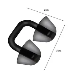 Durable Silicone Nose Plug Premium Silicone Swimming Nose Plugs Comfortable Waterproof Nose Clips for Adults Kids Beginners
