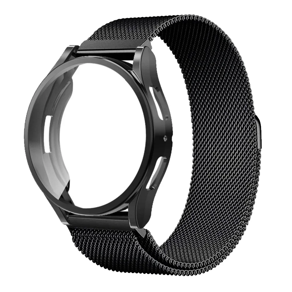 Elegant Metal Band with TPU Cover and Full Screen Protector