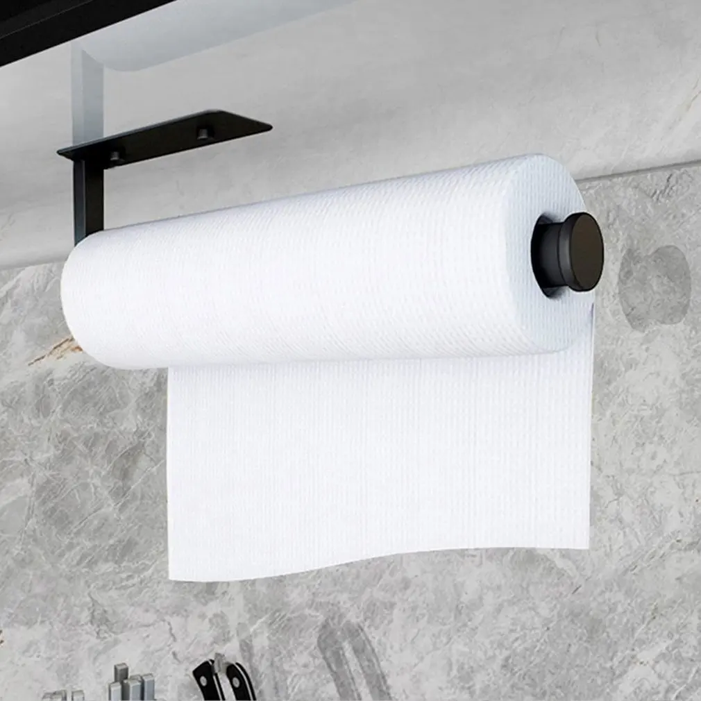 Kitchen Roll Holder Self Adhesive Aluminum Paper Towel Holder