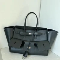 Brand Lock Tote Bag New Rodeo Women Bag Fashion Simple Handbag Women Large Capacity Shoulder Bag Commut Spacious Wing Shape Bags 1