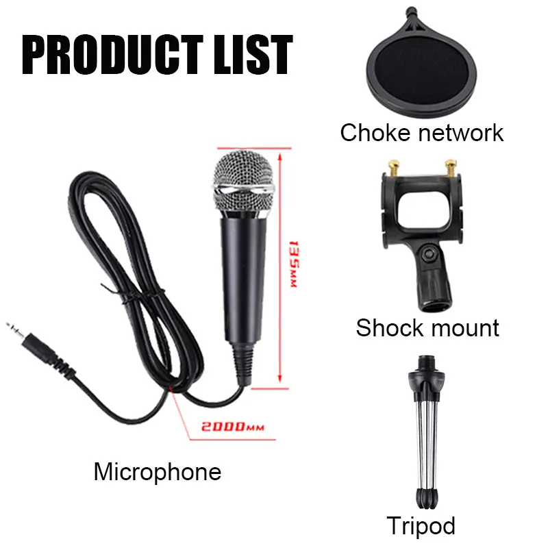 USB C Mini Karaoke Microphone for Android Phone, Laptop, Tablets Small ASMR  Microphone for Voice Video Recording Singing, Vlogging, Podcasting