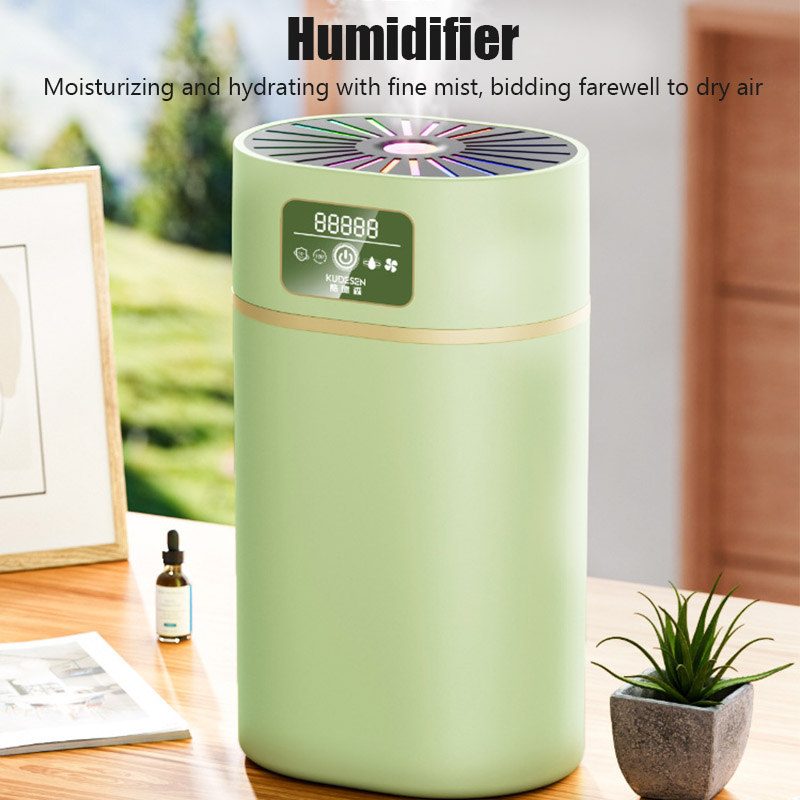 1100ML Electric Aroma Diffuser Air Humidifier Essential Aroma Oil Diffuser Ultrasonic Wood Grain Humidifier USB Mini Mist Maker