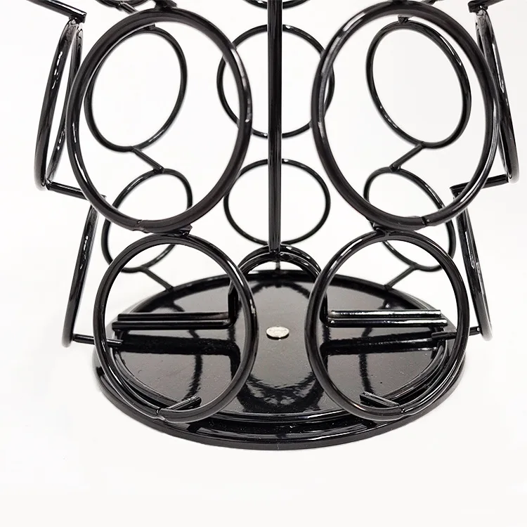 Soporte para cápsulas Dolce Gusto, estante de exhibición de 32 piezas,  chapado en Metal negro, giratorio, alta calidad - AliExpress