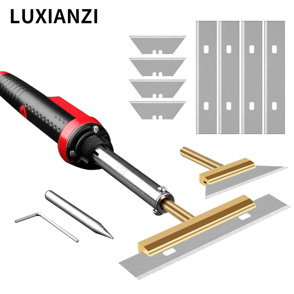 Cleaning tools LUXIANZI Soldering iron Heating Blade Fingerprint IC Mainboard Repair Tools For Mobile phone Glass Glue Remove soldering iron tips chip repair tool set