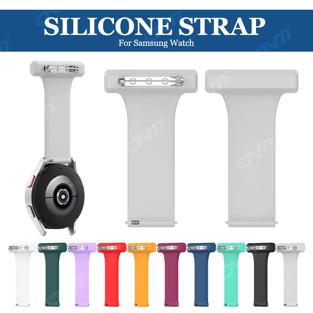 SiliconeNurseWatchStrapforSamsungGalaxyWatch4Classic42mm46mm