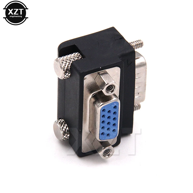 NEW 90 Degree Down Right Angled VGA SVGA Male To VGA 15Pin Female Monitor Adapter for PC Laptop TV