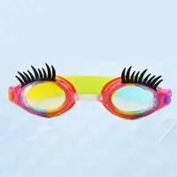 Eyelash Childrens Swimming Goggles Anti Fog Silicone Eyelash Glasses HD Waterproof Swimming Goggles Swim Training
