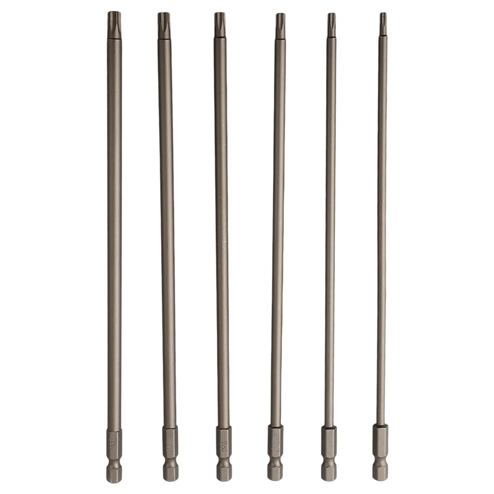 Verlängerter Schrauben dreher Bit 1/4 200mm magnetischer Torx Schrauben dreher Bit legierter Stahl t10 t15 t20 t25 t27 t30 Präzisions schrauben dreher Werkzeug – Detail 4