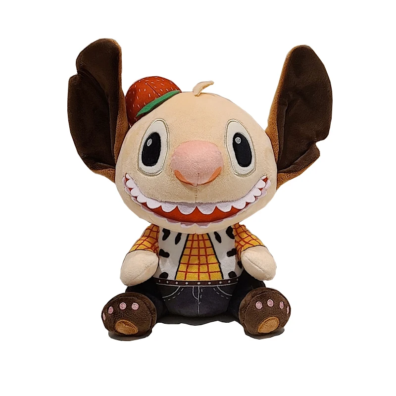 2023 Disney Woody Stitch Plush Dolls Anime Cute Cartoon Toy Lilo and Stitch Kawaii Plushie Stuffed Toys Birthday Gifts for Kids 6