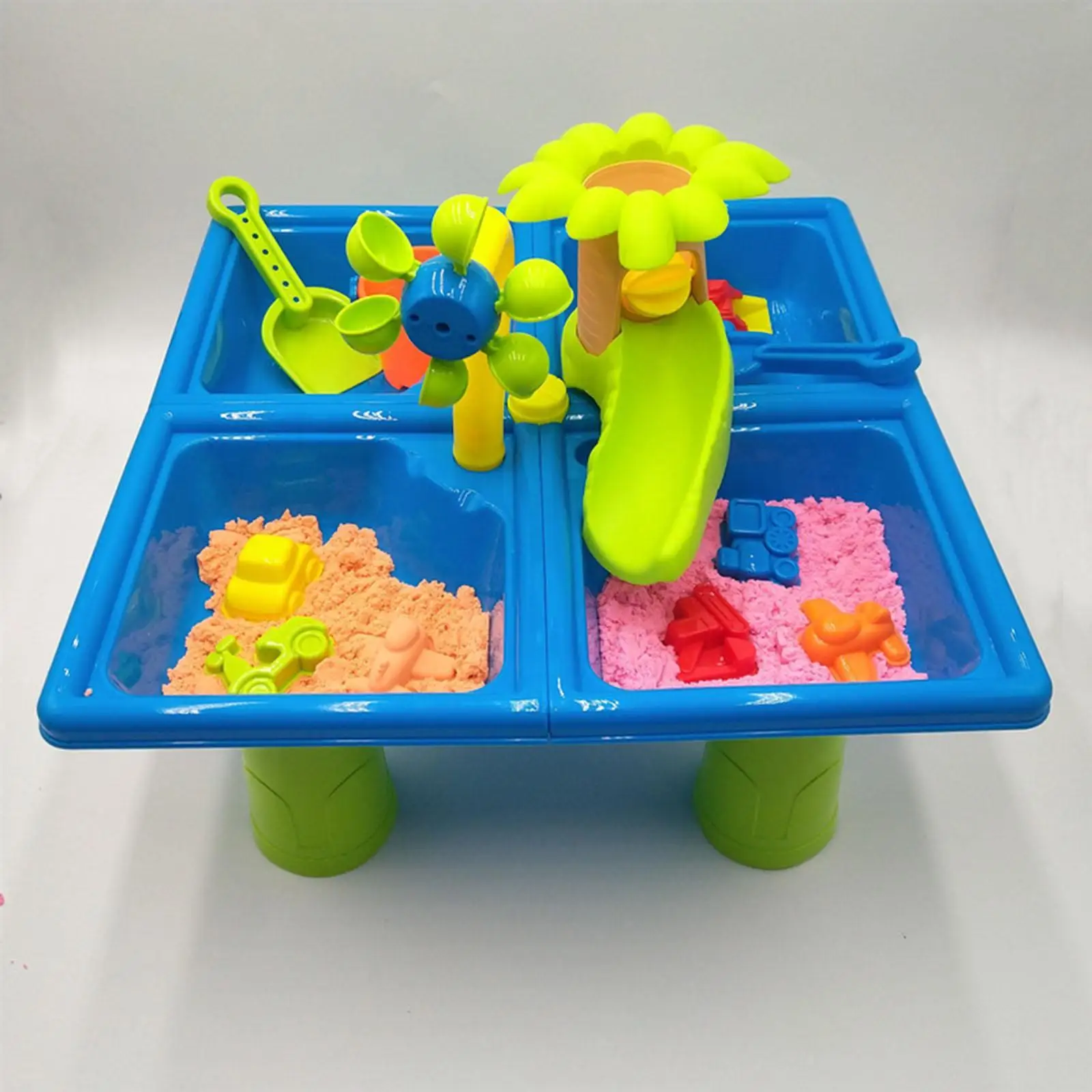 Kids Sand Water Table Sandbox Table Bath Toy Playset,Toy Accessories,Activity Sensory Playset,Water Table,for Backyard 4