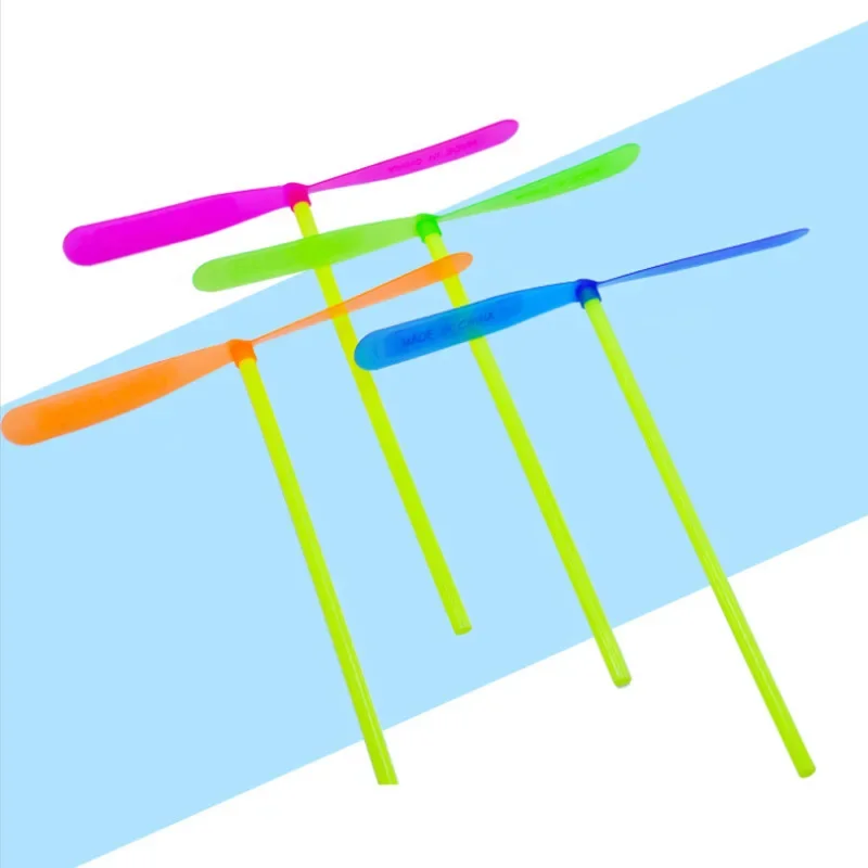 Plastic Dragonfly Assortment Mini Whirl A Copter Helicopter 10PCS Gift Toys Birthday Pinata Fillers for Kids Boy Party Favor Bag