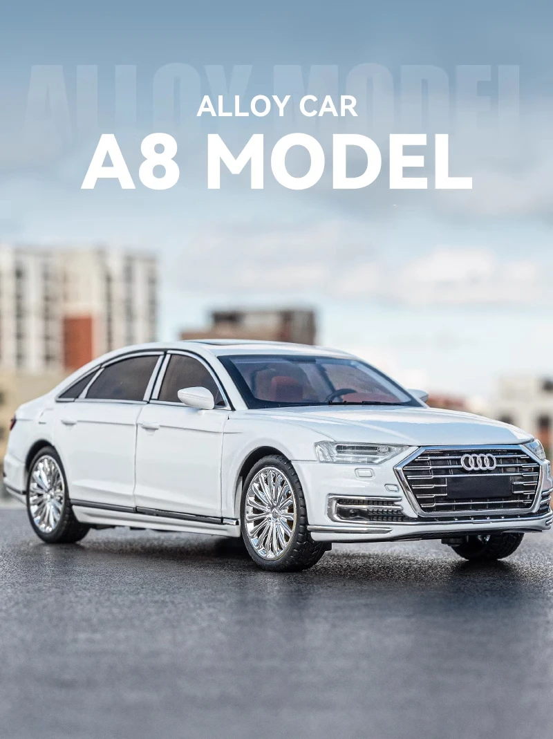 Audi A8 Lüks 1:24 Ölçekli Model Araba 