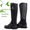 Summer Equestrian Leg Guards Adult Children Horse Riding Boot Covers Outdoor Training Knee Brace Knight Gaggets 1