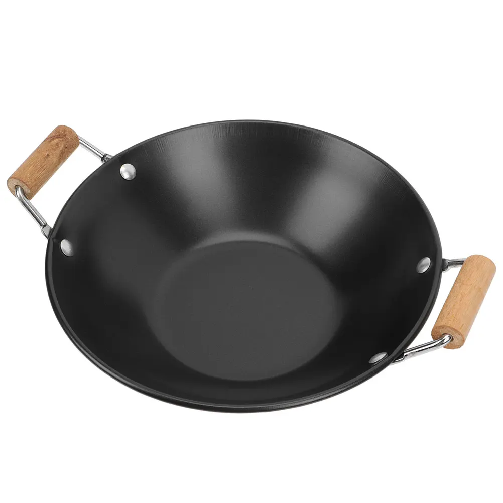 Pan-Wok-Pot-Frying-Cooking-Deep-Fry-Steel-Stir-Metal-Saute-Hot ...