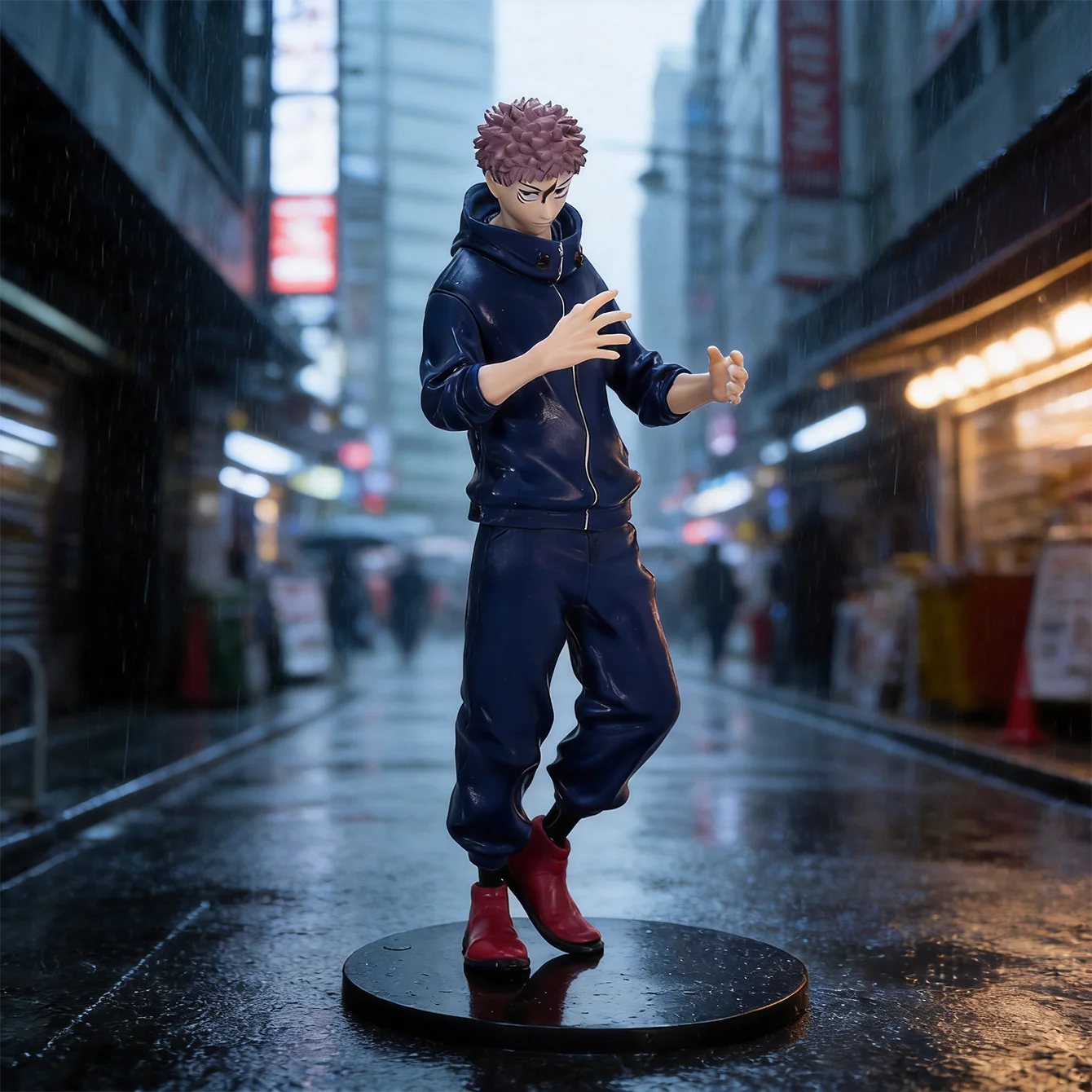 Anime Collectible Figure: Itadori Yuji Desktop Ornament & Ramen Noodle Holder Gift