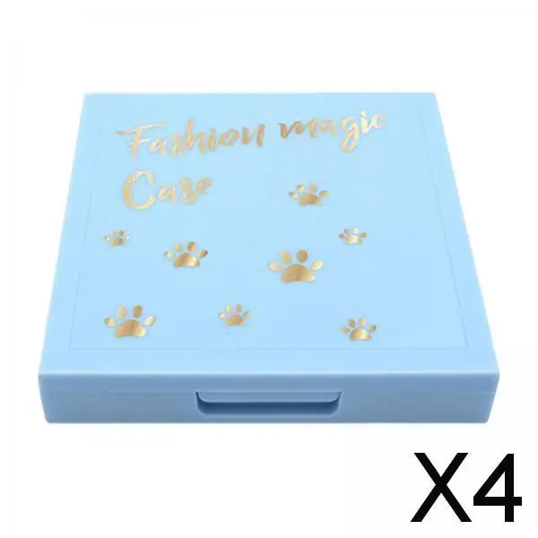 

2-4 упаковки, пустая Магнитная палитра теней для век, большая с зеркалом для помады