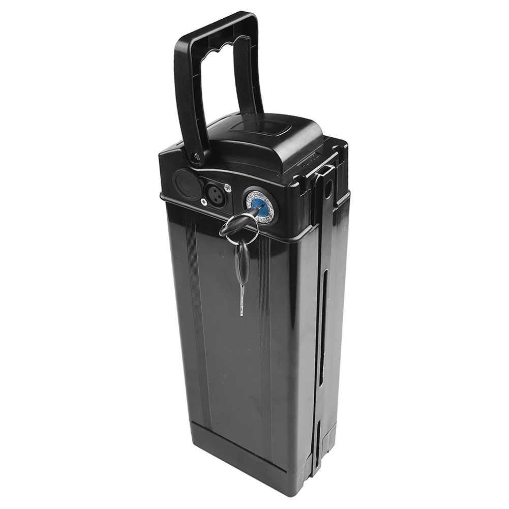 

Electric Bike Battery Box 370x135x89mm Black For 1865o Lithium Battery Large Capacity E-bike Replacement Parts