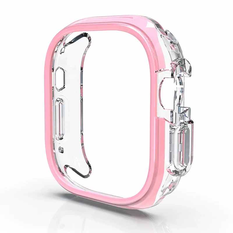 Transparent TPU Protective Case for Apple Watch - Durable Bumper Shell Accessories